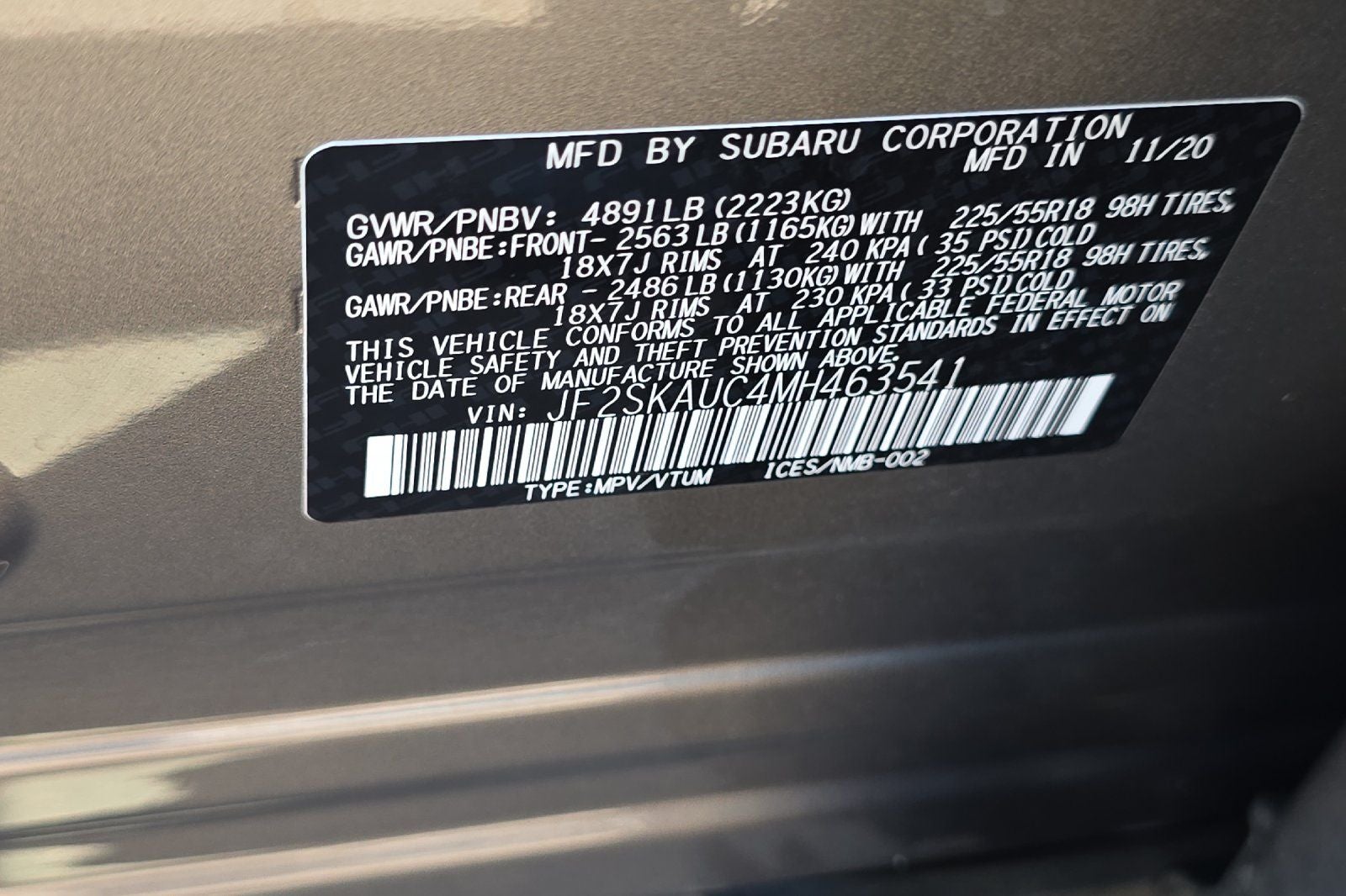 2021 Subaru Forester Limited