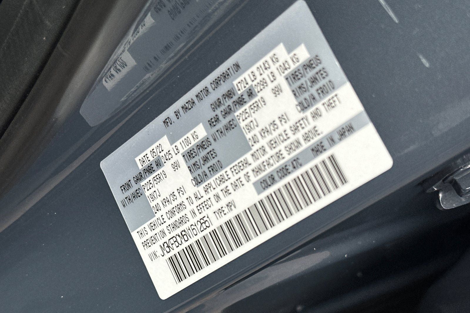 2022 Mazda Mazda CX-5 2.5 S Carbon Edition