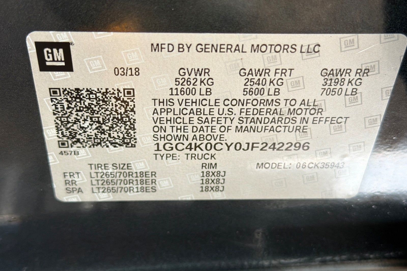 2018 Chevrolet Silverado 3500HD LTZ