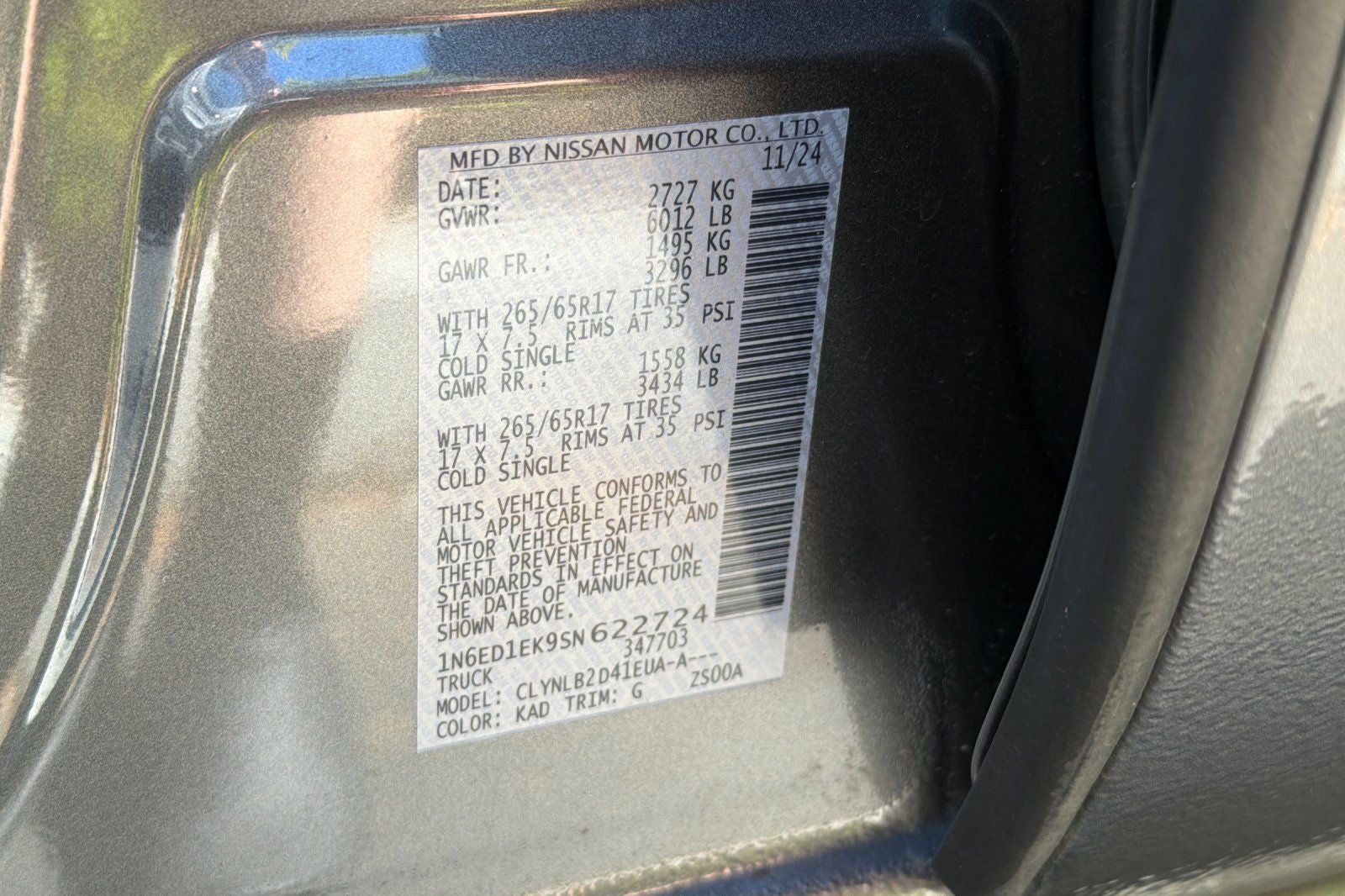 2025 Nissan Frontier SV