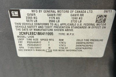 2011 Chevrolet Equinox LT 1LT