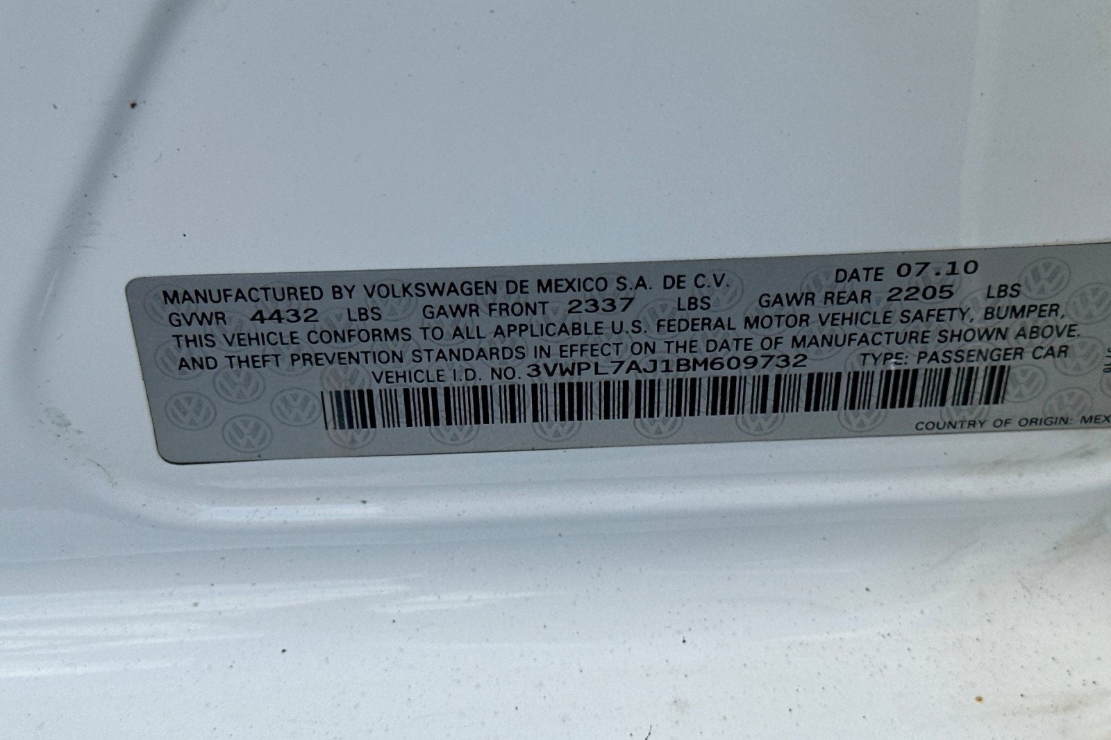 2011 Volkswagen Jetta SportWagen 2.0L TDI