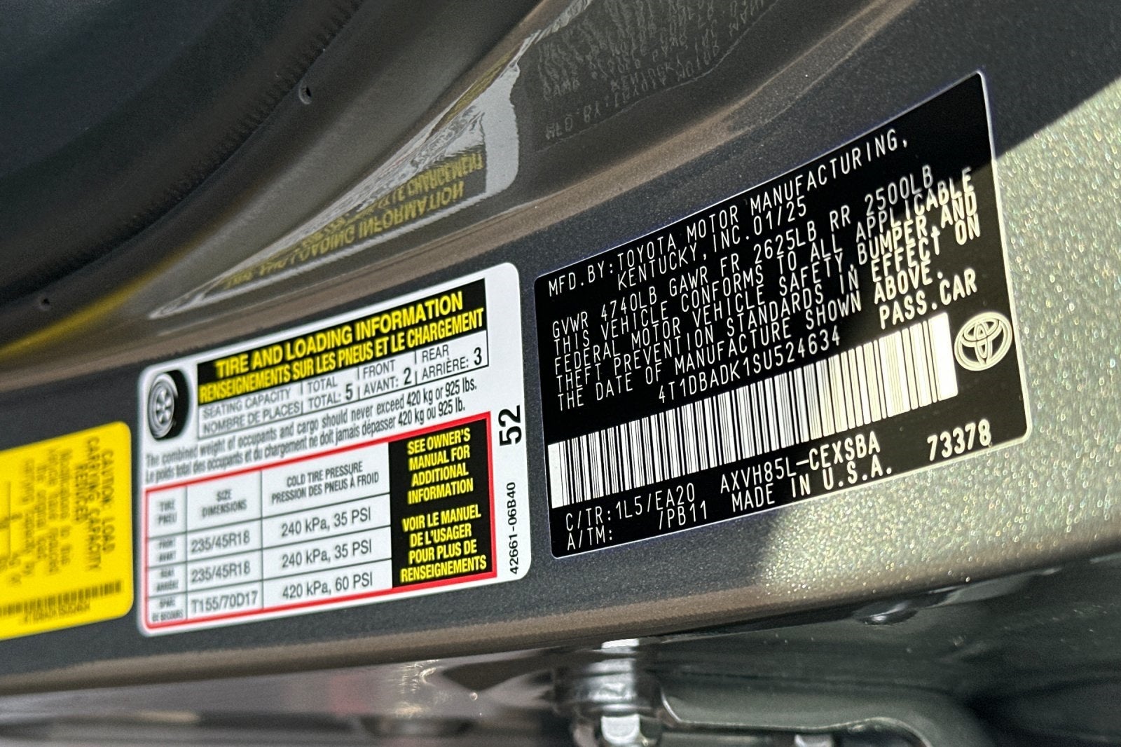 2025 Toyota Camry SE