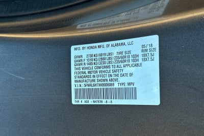 2019 Honda Odyssey EX-L