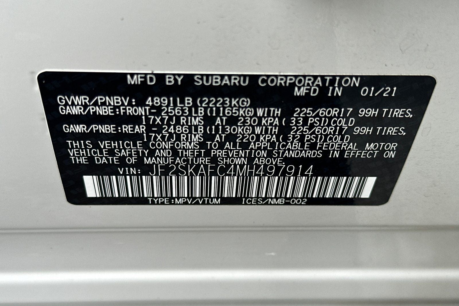 2021 Subaru Forester Premium