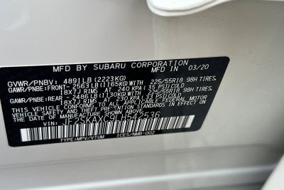 2020 Subaru Forester Touring