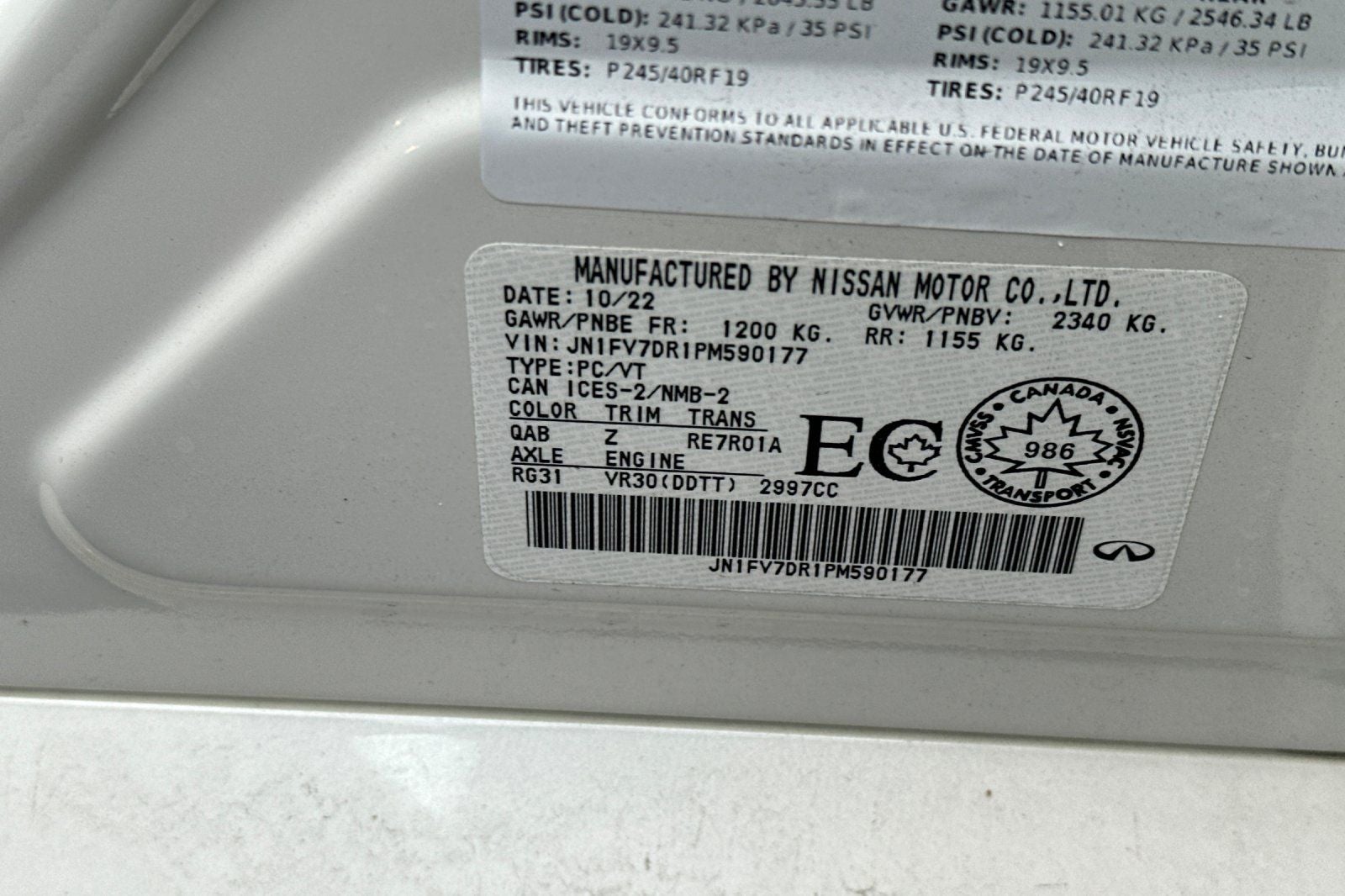 2023 INFINITI Q50 Red Sport 400