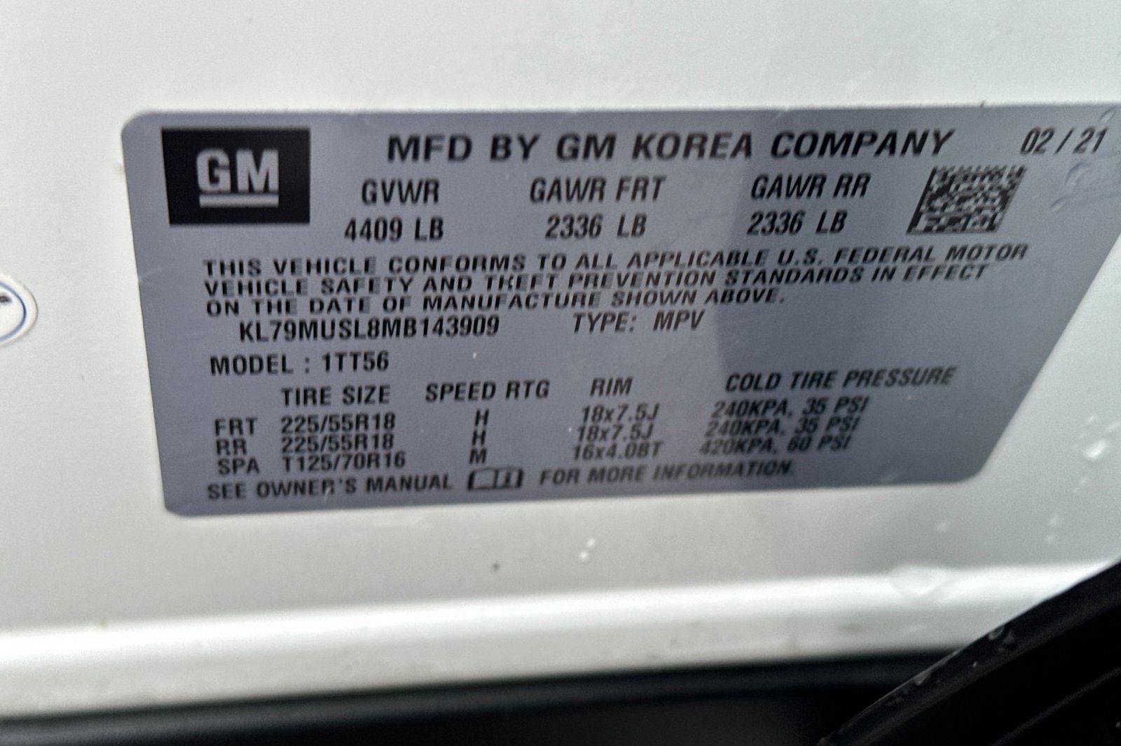 2021 Chevrolet TrailBlazer RS