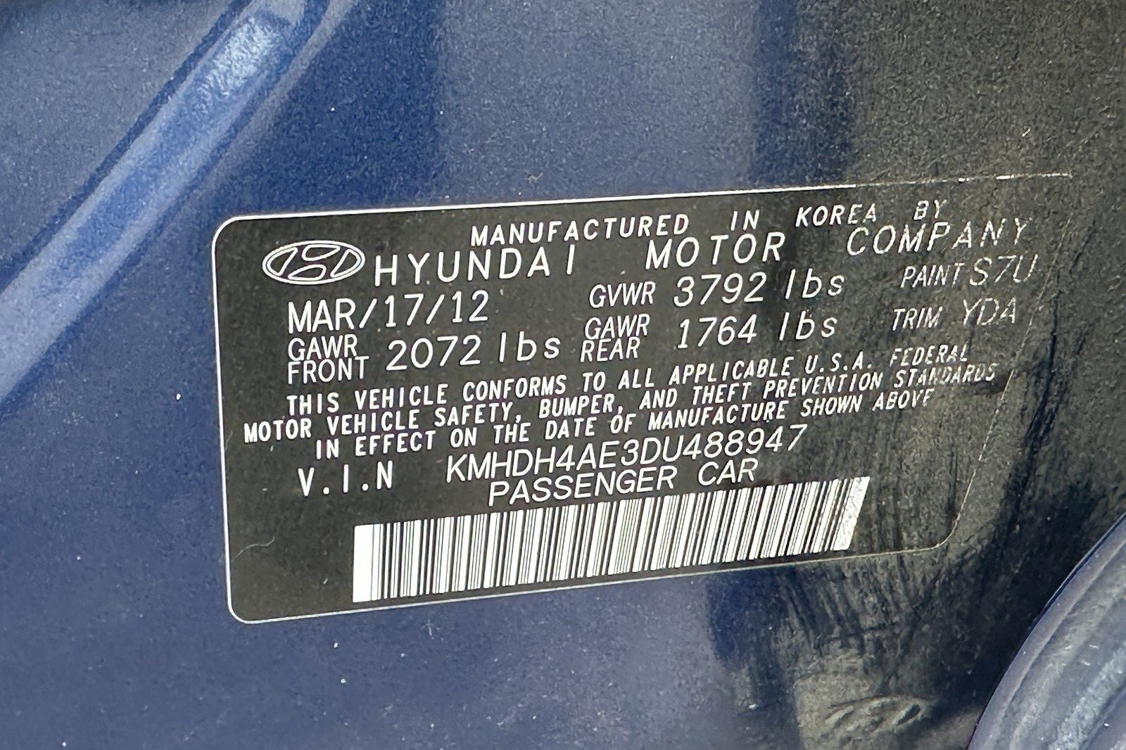 2013 Hyundai Elantra GLS