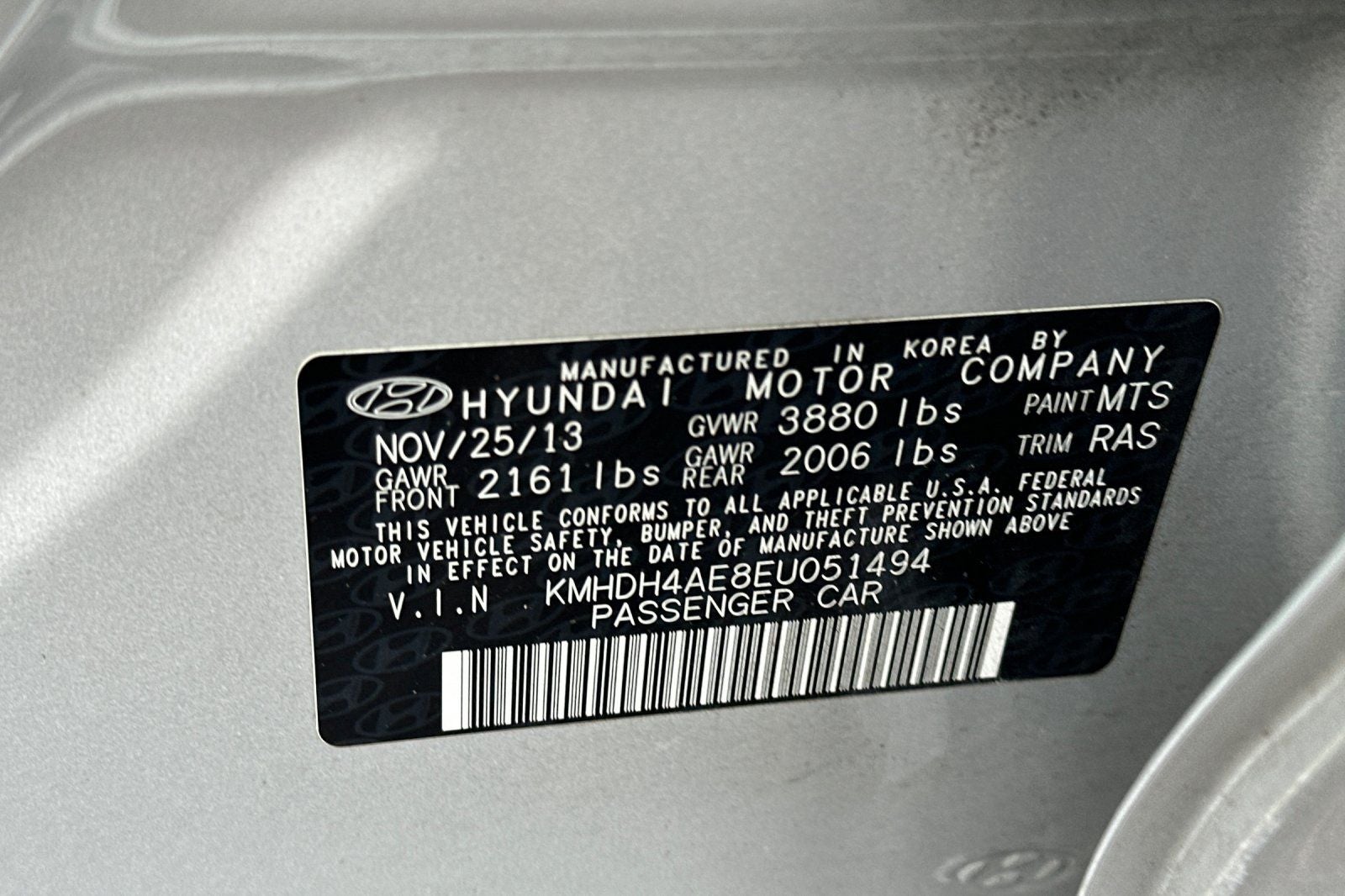 2014 Hyundai Elantra SE